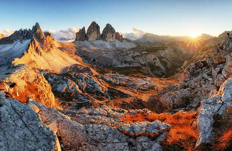 Image of The Dolomites in Italy