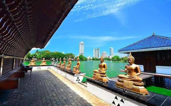 Image of The Gangaramaya Temple in Sri Lanka