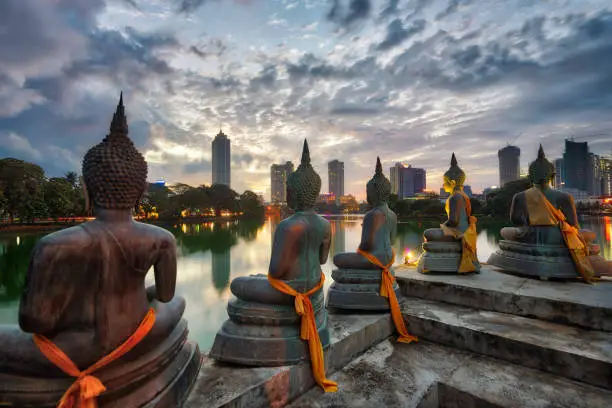 Image of The Gangaramaya Temple in Sri Lanka